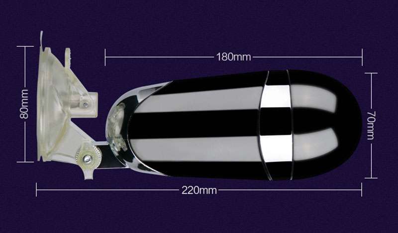 Kích thước âm đạo giả hít tường A8